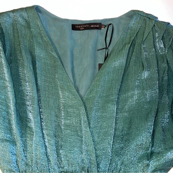 House of Harlow 1960 x Revolve Emerald Rhea Maxi Dress NWT Sz S - Picture 3 of 15